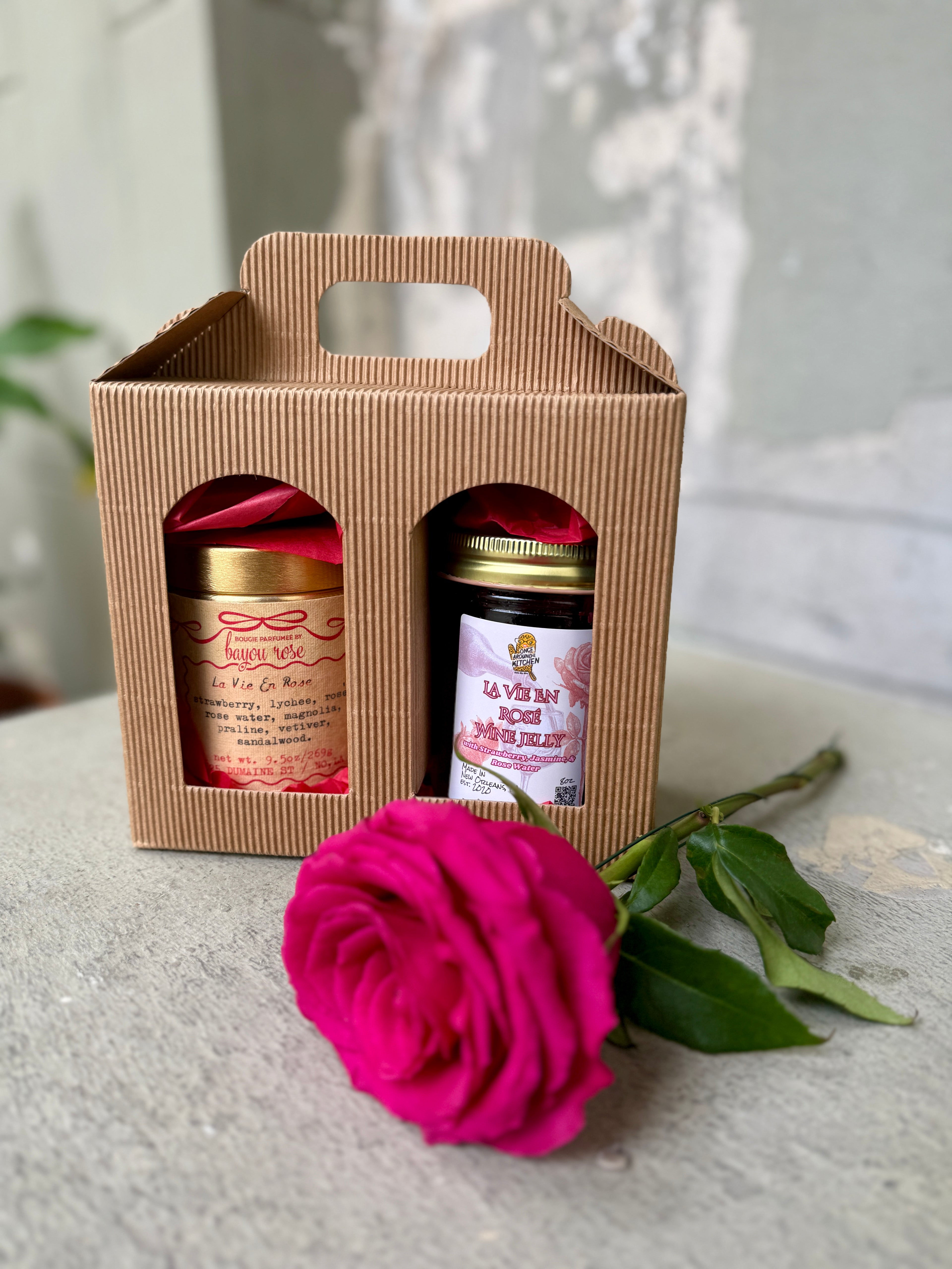 La Vie En Rose Gift Set w/ Once Around the Kitchen