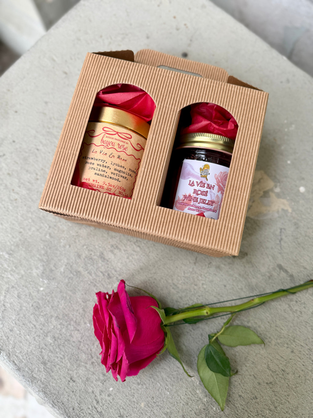 La Vie En Rose Gift Set w/ Once Around the Kitchen