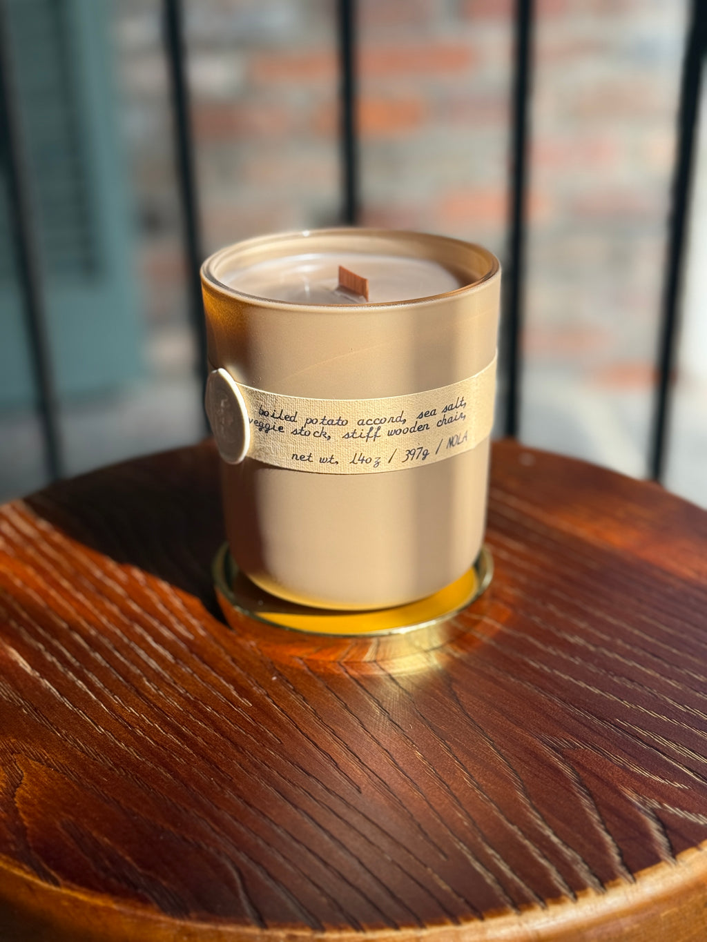 Mr. Collins inspired refillable candle by Bayou Rose | New Orleans | French Quarter