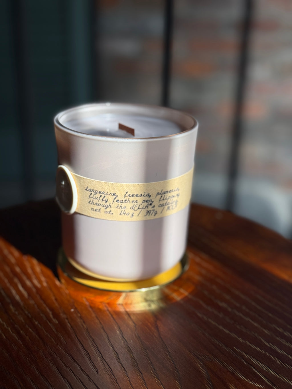 Luxury refillable candle by Bayou Rose New Orleans 90’s freesia plumeria Gap dream clueless inspired Jane Austen