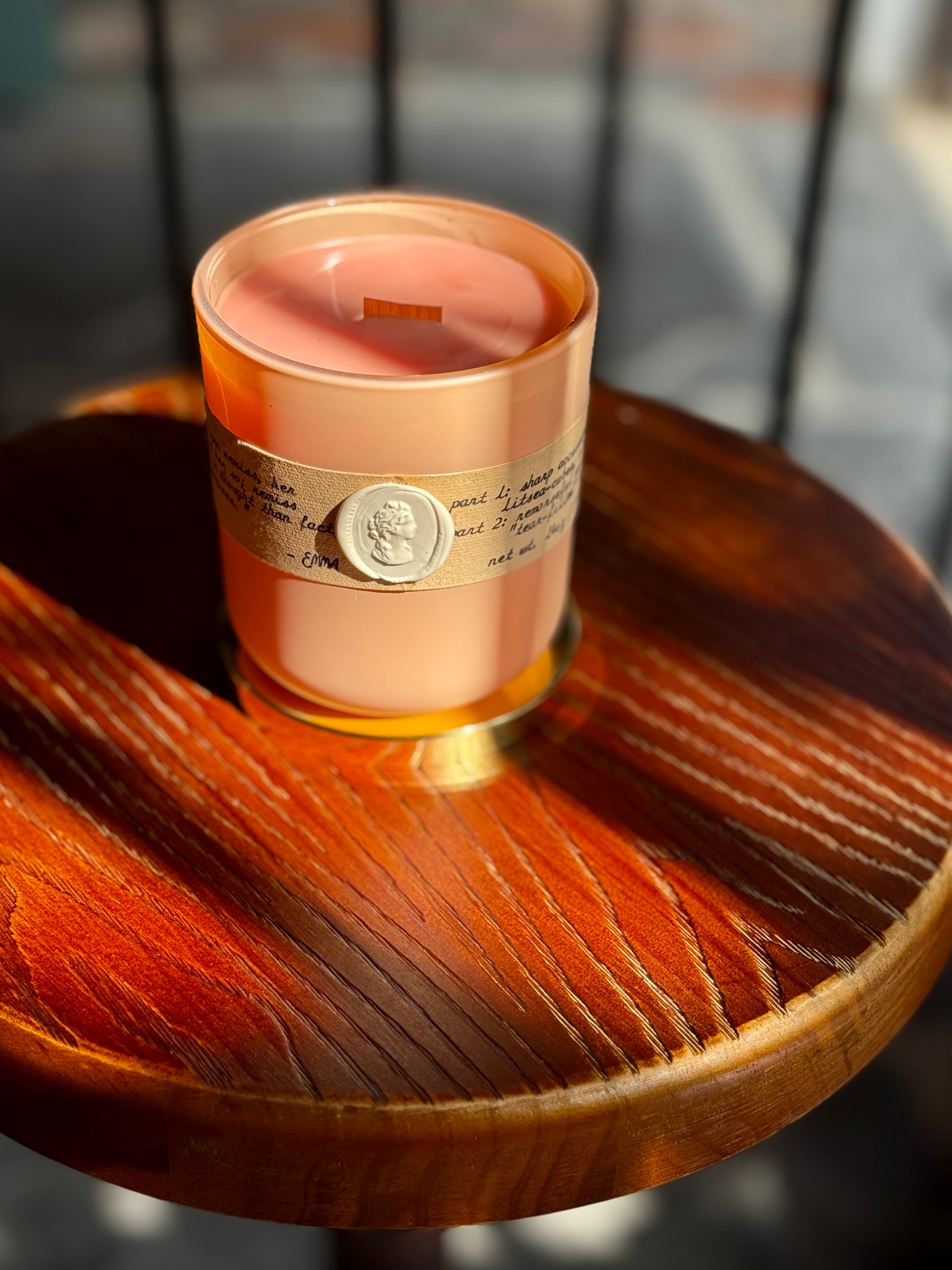 Jane Austen inspired refillable candle by Bayou Rose | New Orleans French Quarter
