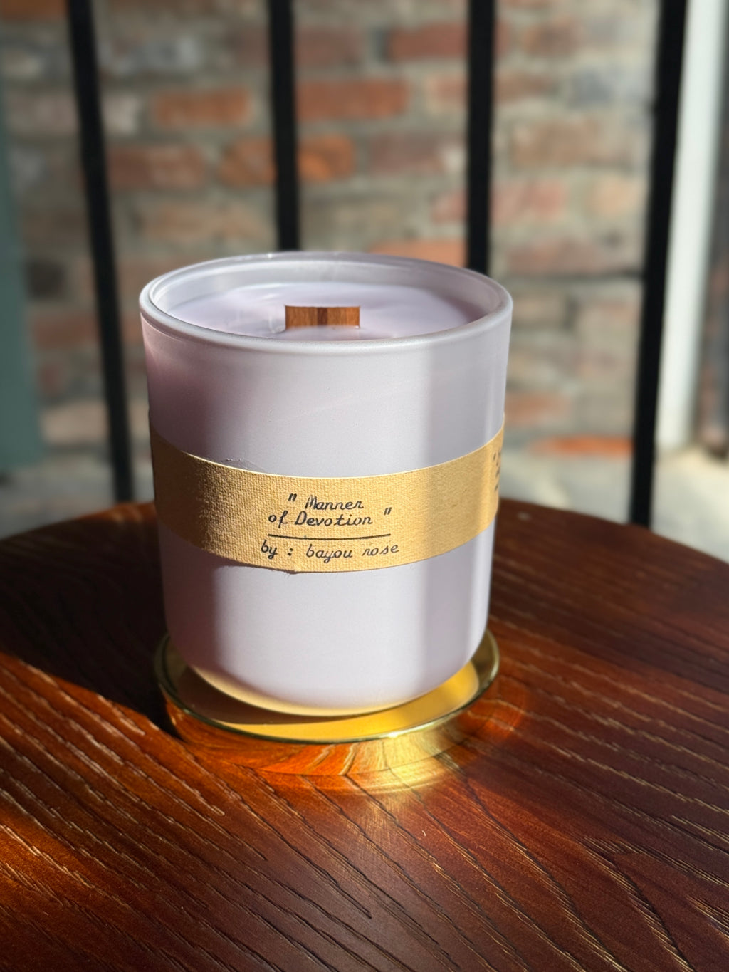 Mansfield Park by Jane Austen inspired refillable candle by Bayou Rose | made in New Orleans, French Quarter